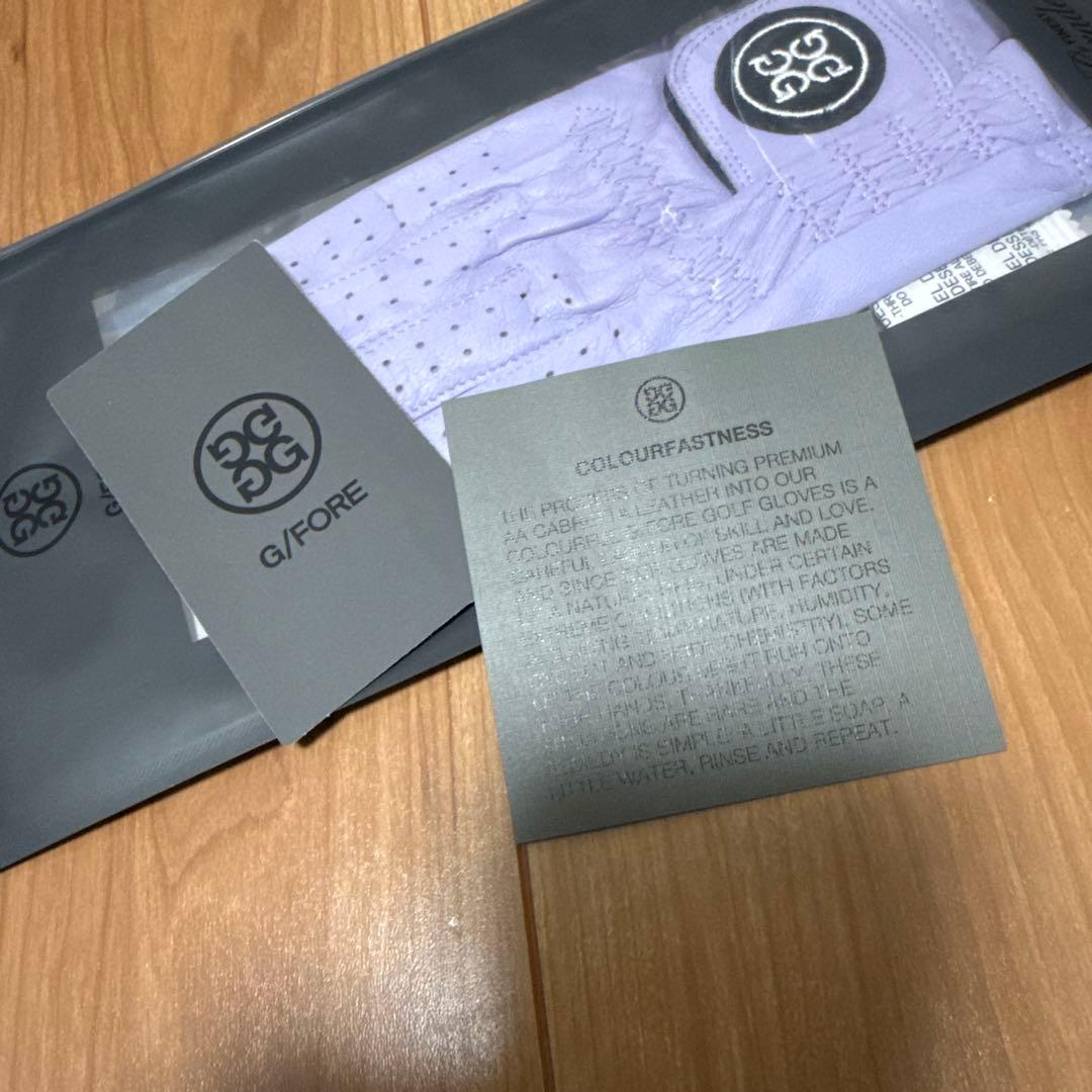 G/FORE ジーフォア　レディース ゴルフグローブ 左手用 S 紫