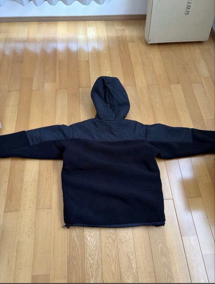JACKALL フリースフーディジャケット ボア ブラック　XXL ほぼ未使用