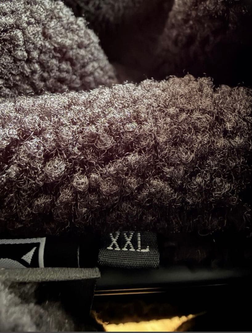 JACKALL フリースフーディジャケット ボア ブラック　XXL ほぼ未使用