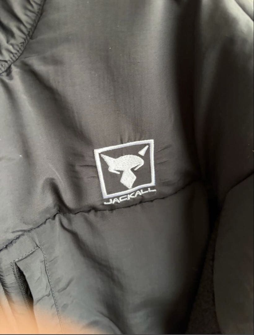JACKALL フリースフーディジャケット ボア ブラック　XXL ほぼ未使用