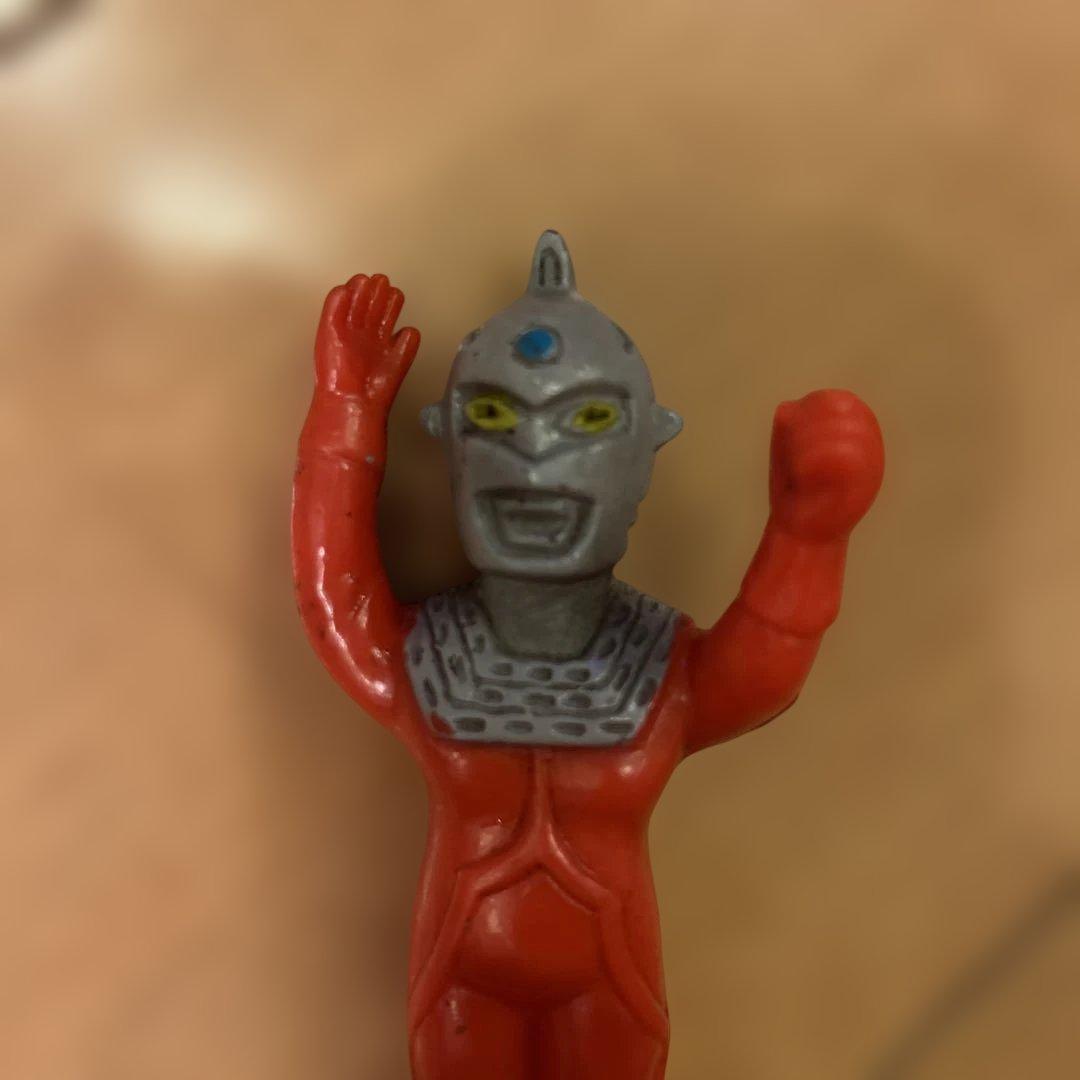 大里玩具　ミニソフビ　ミラーマン　ウルトラセブン　シャプレー星人　ブルマァク