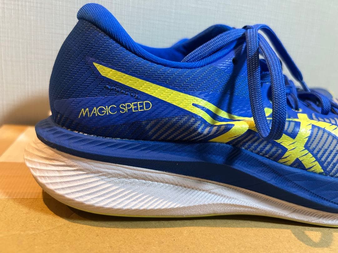ASICS MAGIC SPEED3 26.5cmランニング　ブルー/イエロー