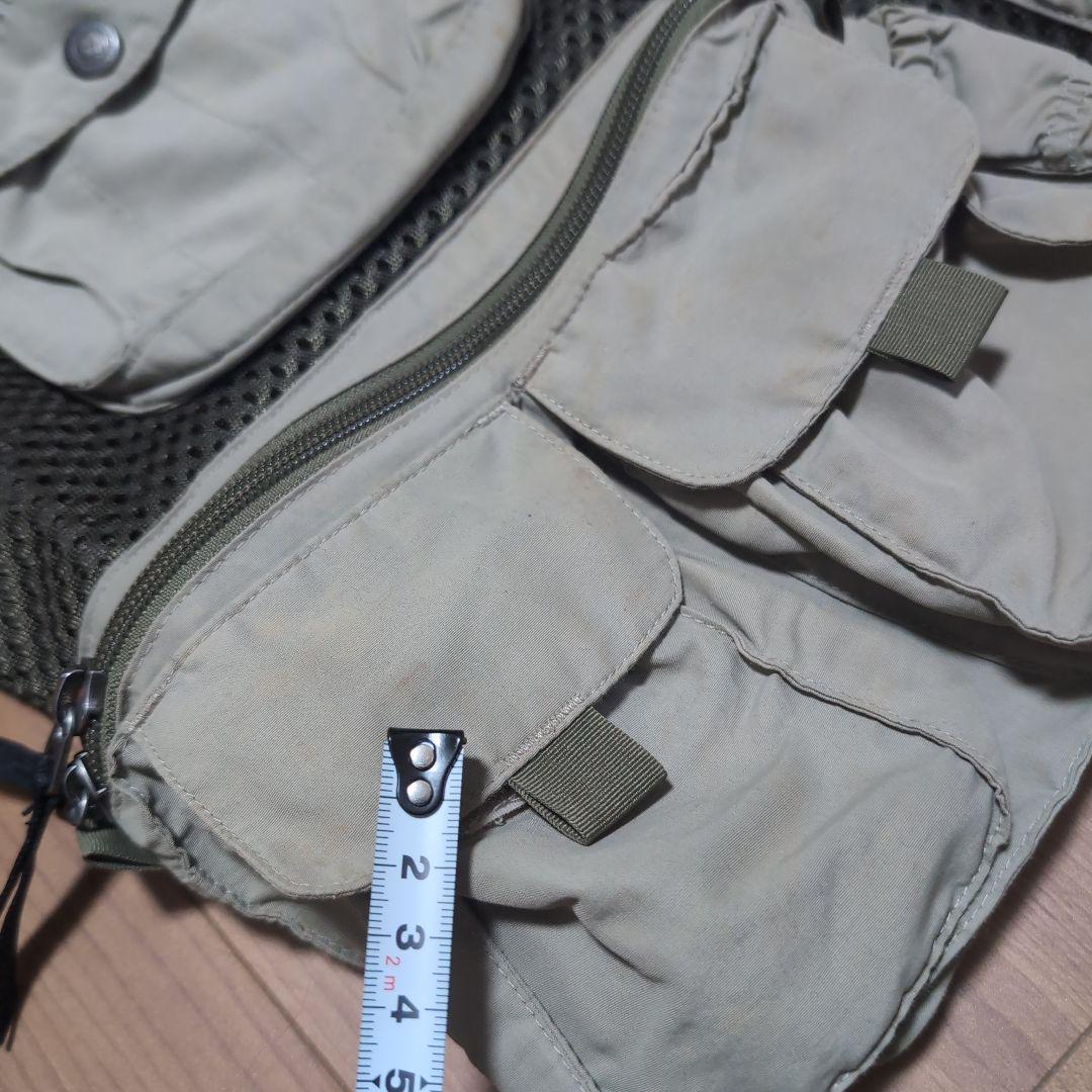 mont-bell フィッシングベスト Mサイズ ベージュ 90s 00s
