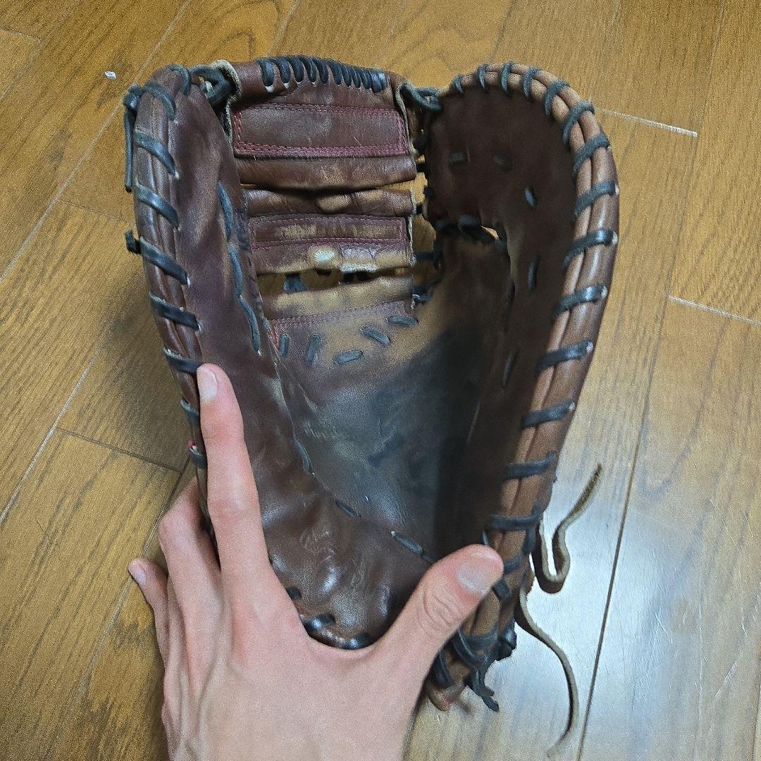 H 硬式野球グローブ 右手用 茶色