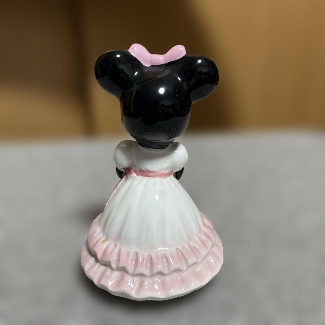 ミッキー ミニー 陶器フィギュアセット8体　【内オルゴール付きミニー1体】