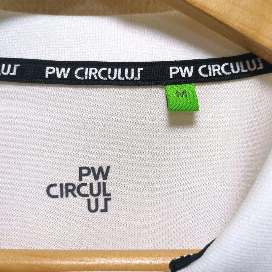 PW CIRCULUS ピーダブリュー サーキュラス 半袖ポロシャツ 白 M