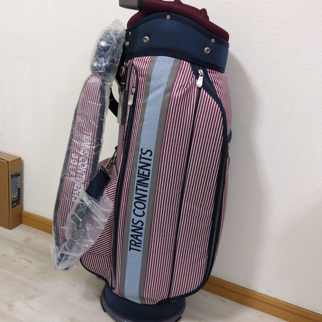 タイムセール新品♥TRANS CONTINENTS ゴルフキャディバッグ