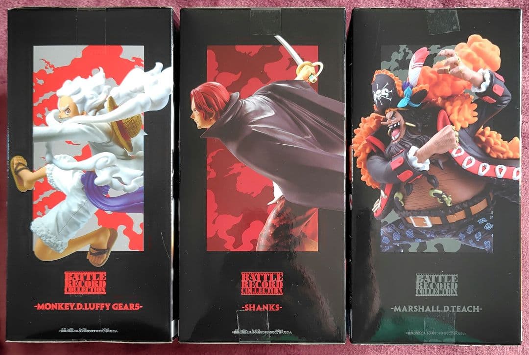 ワンピース、モンキー・D・ルフィ、シャンクス、マーシャル・D・ティーチ、