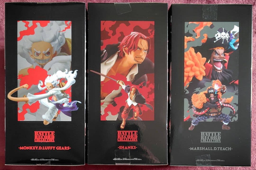 ワンピース、モンキー・D・ルフィ、シャンクス、マーシャル・D・ティーチ、