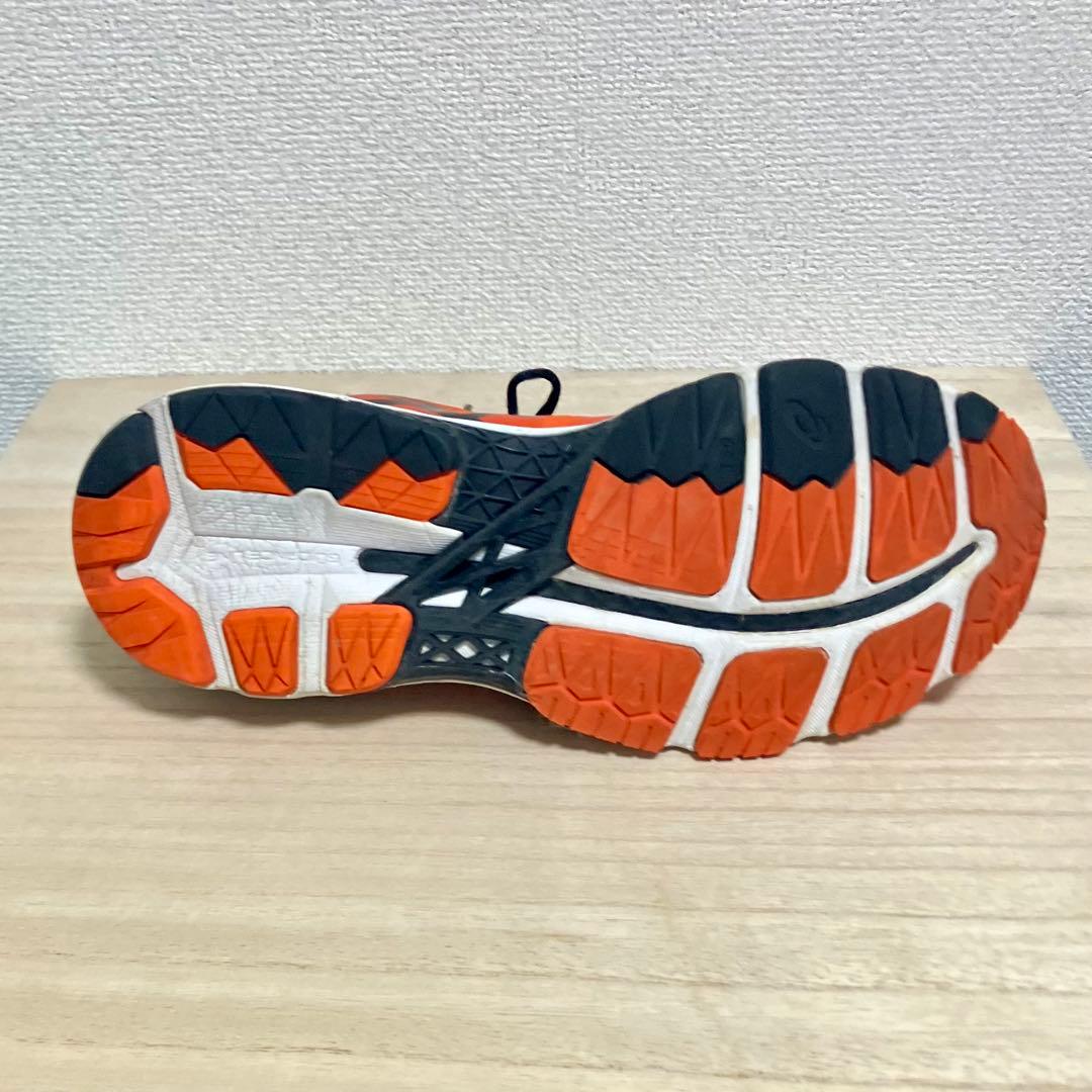 美品 アシックス ASICS ゲルカヤノ オレンジ 27cm