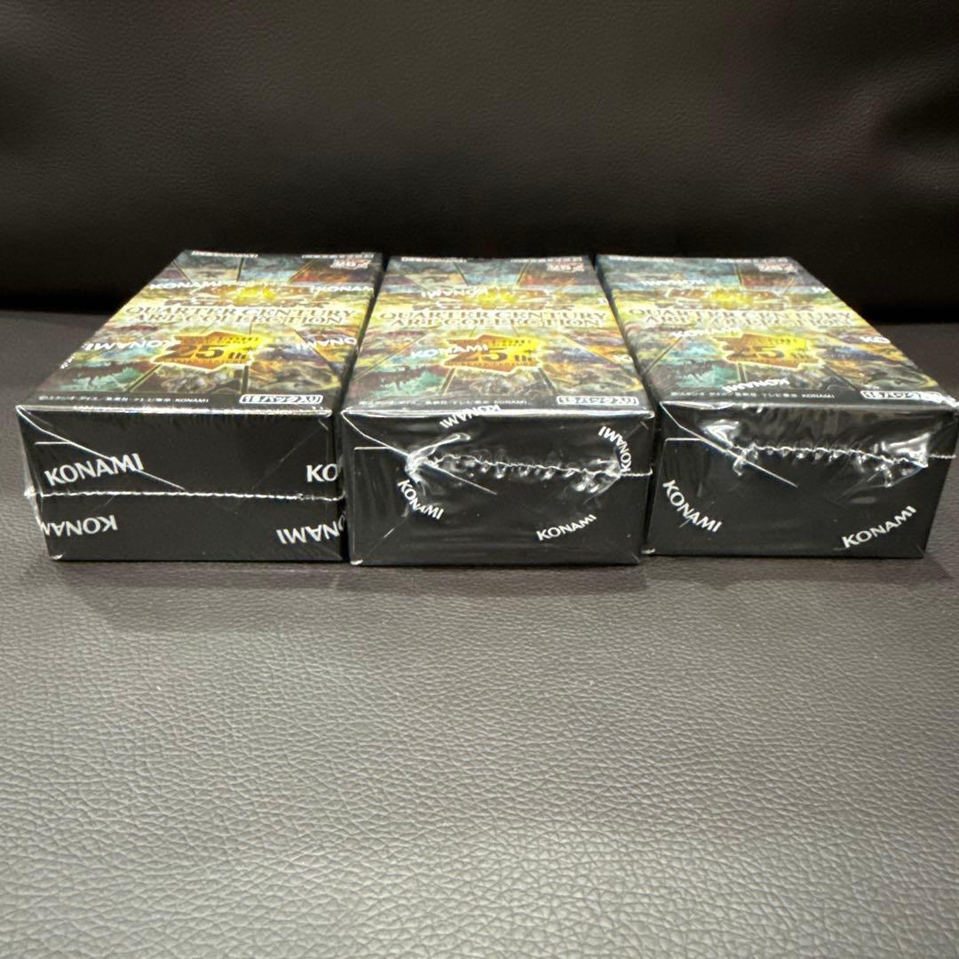 遊戯王　クォーターセンチュリーアートコレクション　シュリンク付き　3ボックス