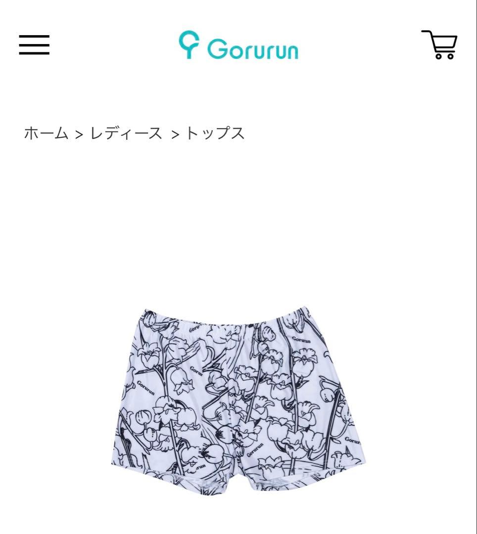 ゴルフウェア Gorurun 花柄ポロワンピース
