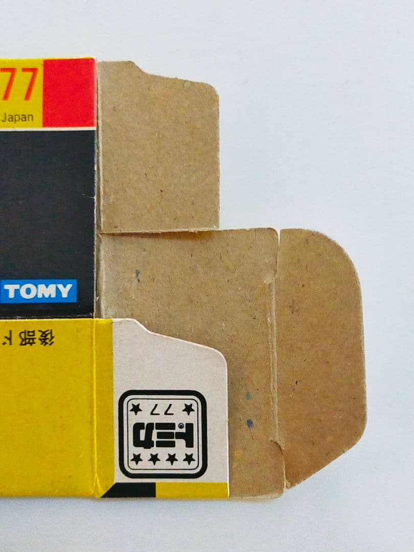 空箱 トミカ No.77 ニッサン グロリア バン パトロールカー 黒箱 日本製