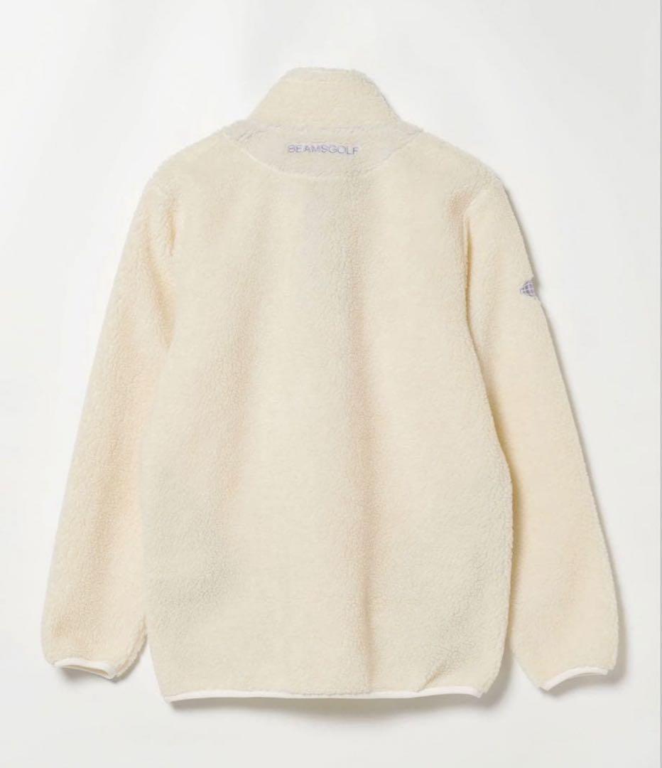完売！極暖 BEAMS GOLF ボア スナッププルオーバー