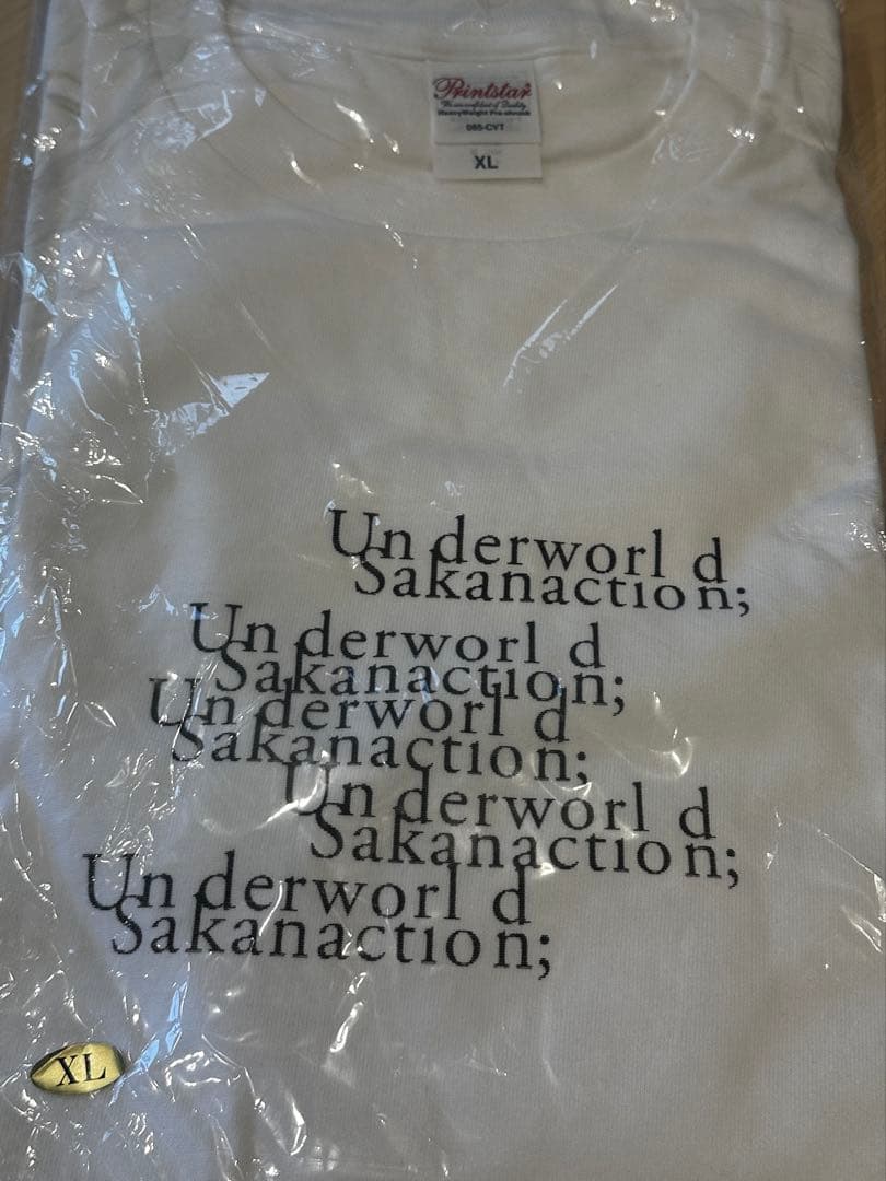 サカナクション　UNDER WORLD Tシャツ　XL