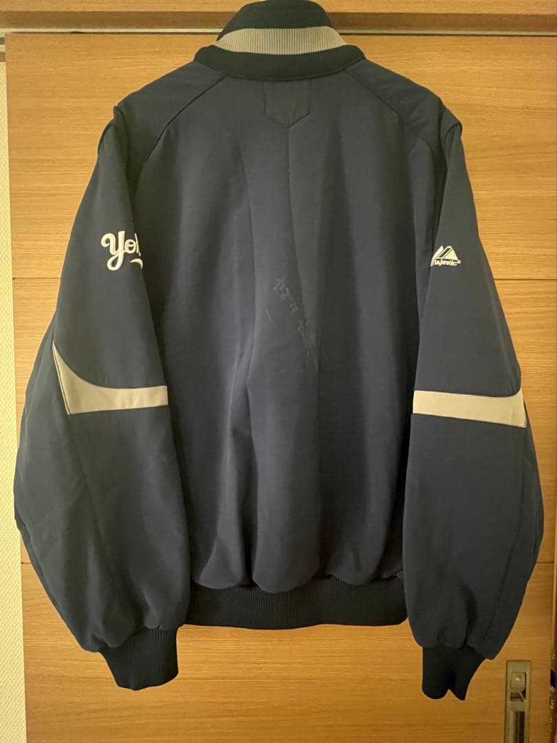 レア 美品 横浜ベイスターズ×マジェスティック コラボスタジャン Lサイズ