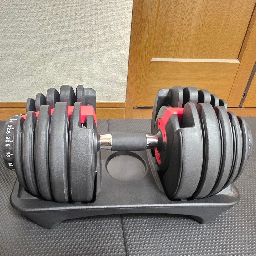 【237】ダイヤル式　可変式ダンベル　24kg 右左　匿名配送