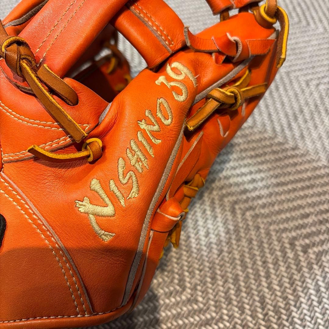 ミズノプロ　プロ支給品　硬式　グローブ　内野手　西野真弘