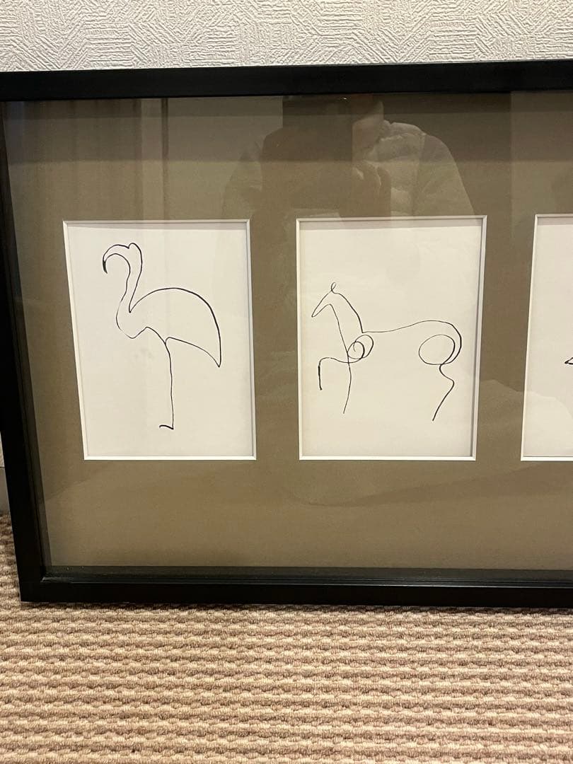 IKEA アート　ピカソ　OLUNDA