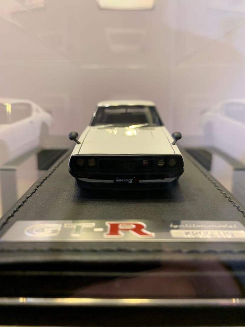 イグニッションモデル　1/43 スカイラインGT-R KPGC110 ホワイト