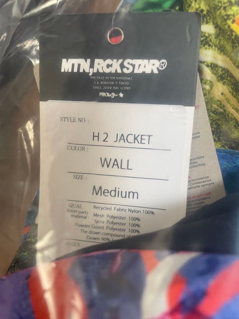 MTN,ROCK,STAR ジャケット:Mサイズ、パンツ:Lサイズの上下セット