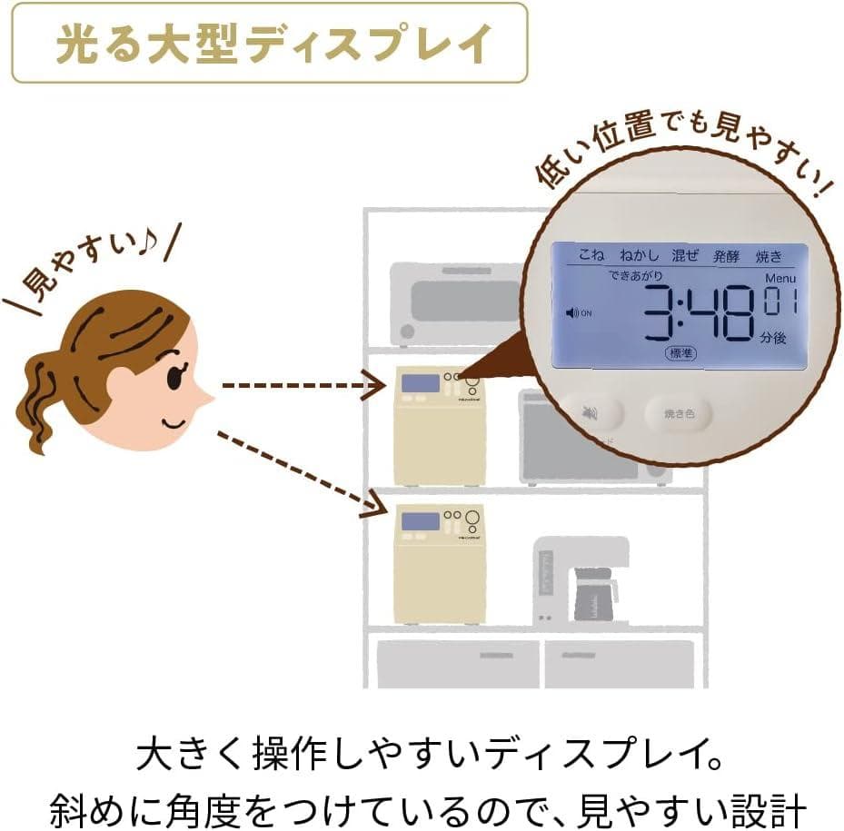 新品 レコルト ホームベーカリー レシピ本付 グレー パン焼き器 RBK-1