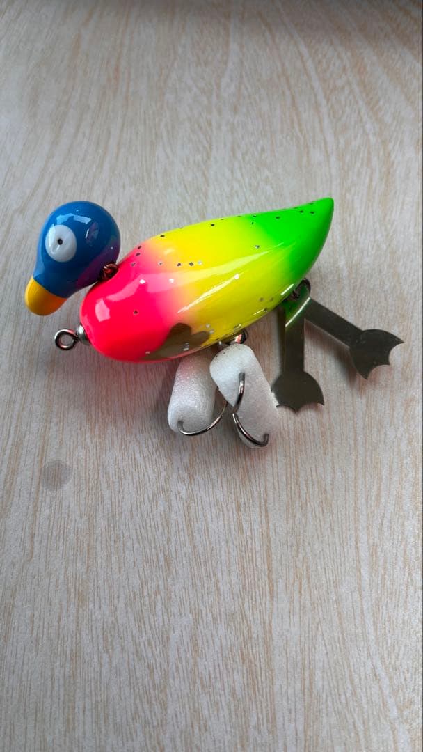 柏木xストックルアーズ マガモくん トップウォータールアー