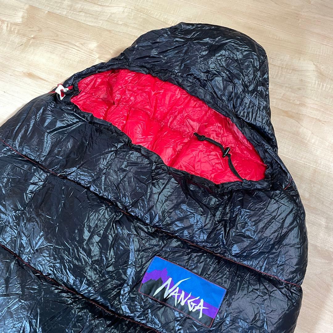 NANGA ナンガ 360 シュラフ 寝袋 スリーピングバッグ レッド ブラック