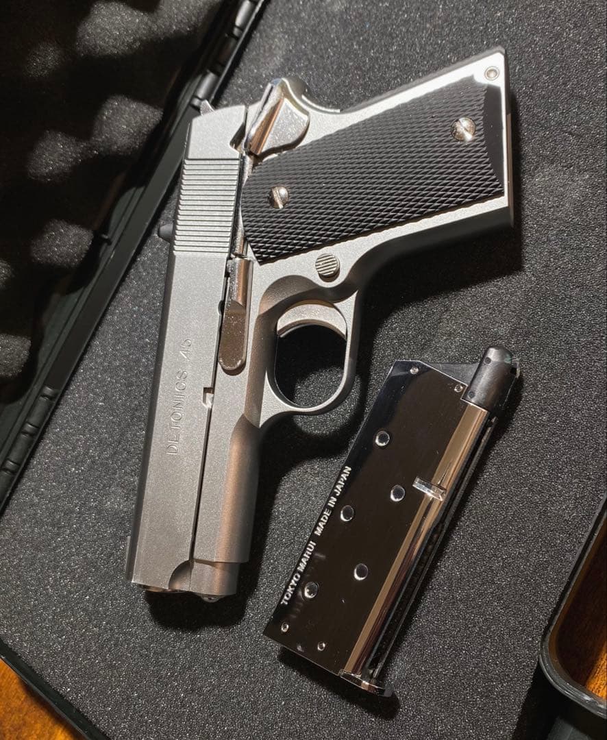 東京マルイ デトニクス.45 コンバットマスター ハードケース付き ガス漏れ無し