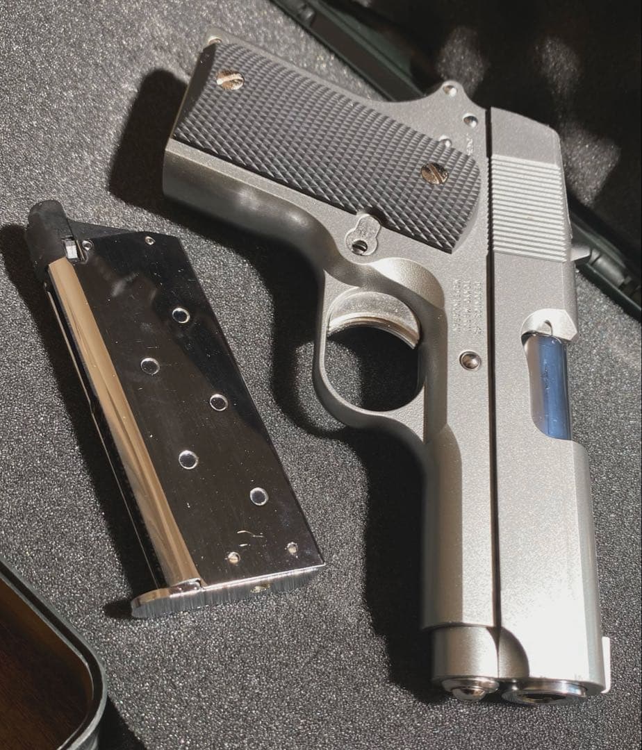 東京マルイ デトニクス.45 コンバットマスター ハードケース付き ガス漏れ無し