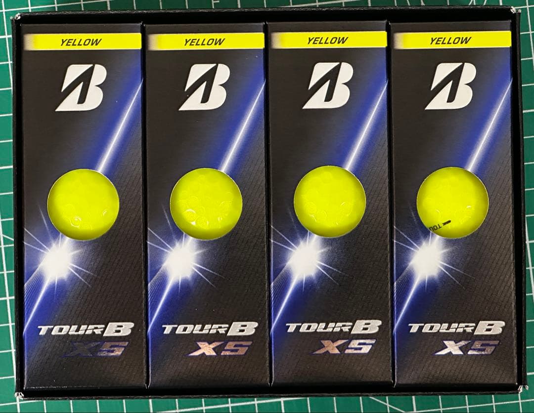 2026年2月発売 未使用 ブリヂストン TOUR B XS イエロー 1ダース