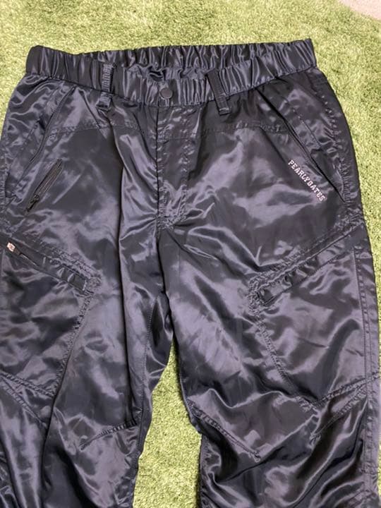 暴風防寒中綿入りパンツ　pearly gates 6パーリーゲイツ黒ナイロン