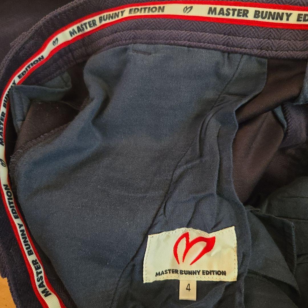 MASTER BUNNY EDITION ネイビー パンツ　ゴルフ　ズボン　L