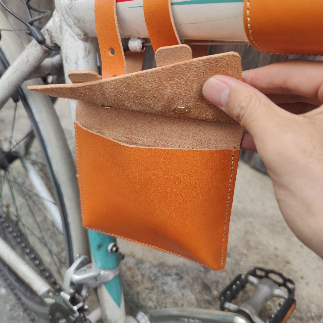 自転車用ツールバッグ 本革ヌメ革 栃木レザー バッグ