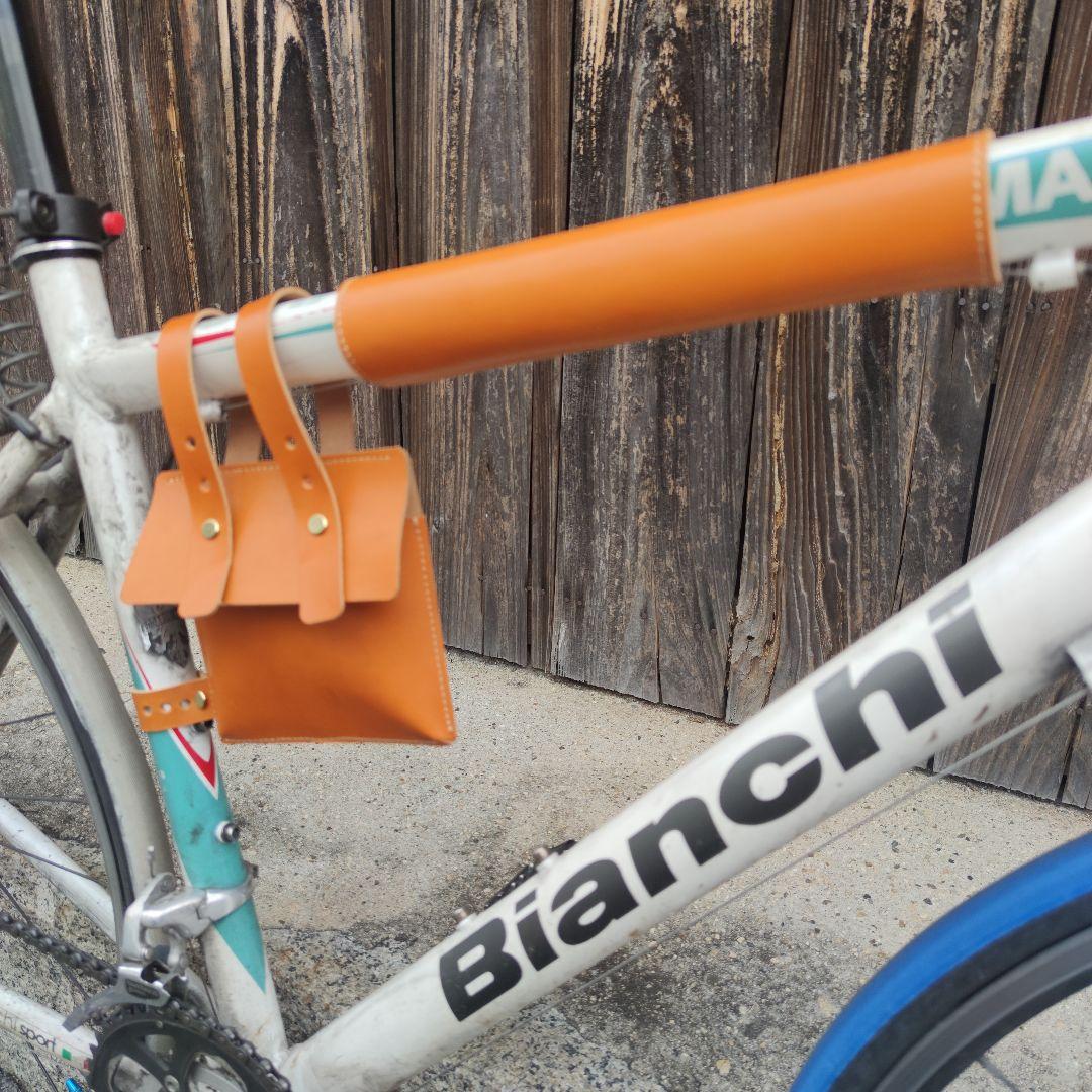 自転車用ツールバッグ 本革ヌメ革 栃木レザー バッグ