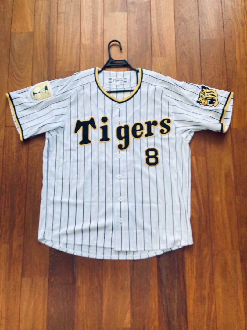 ミズノ　S 阪神タイガース　佐藤輝明　チャンピオンエンブレム付き　ユニフォーム