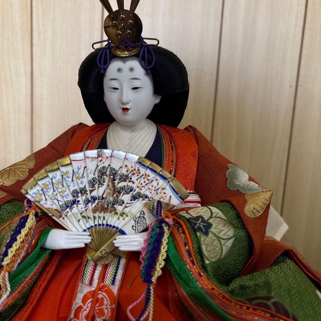 伝統的 雛人形 木箱入　豪華で綺麗