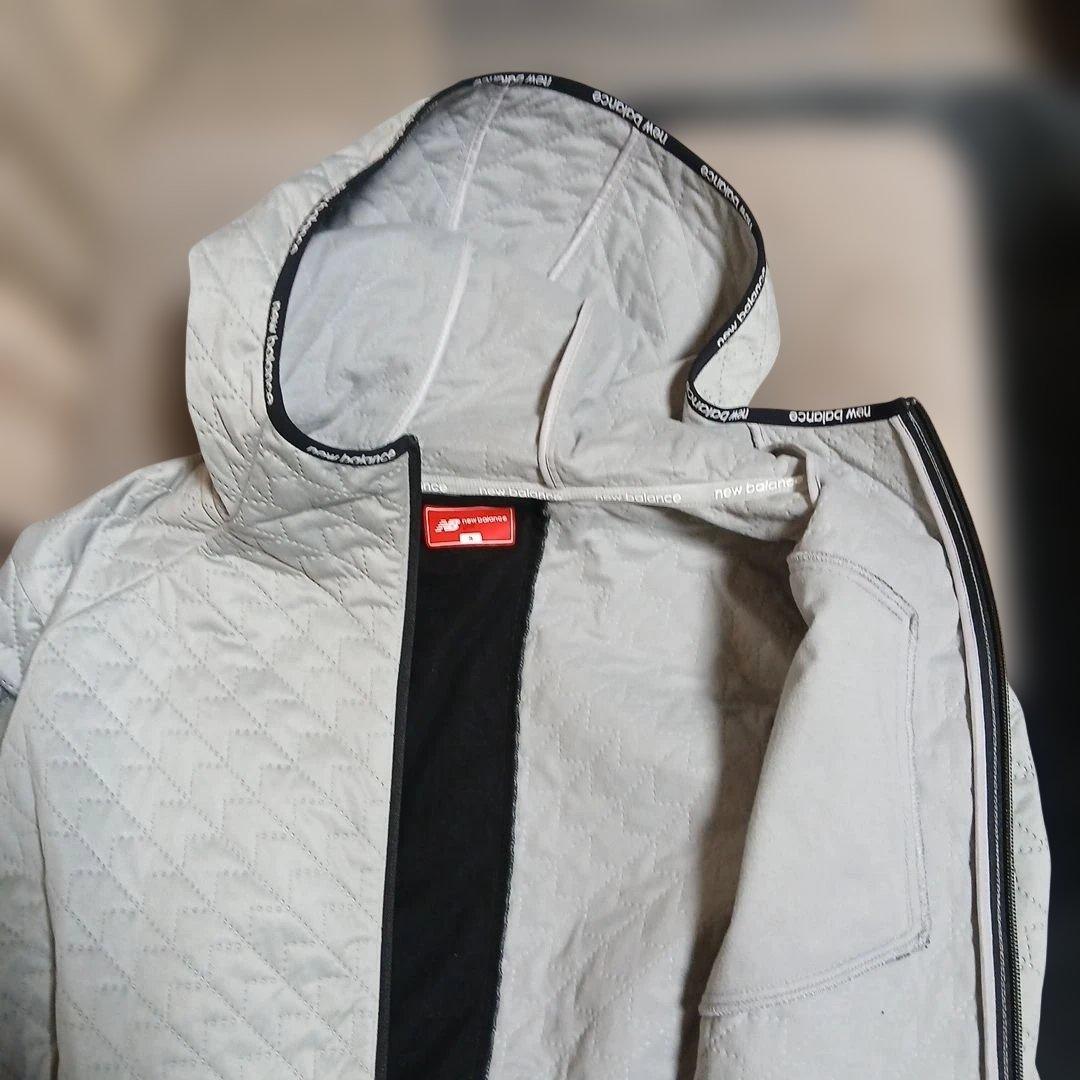 New Balance グレー キルティングジャケット 美品