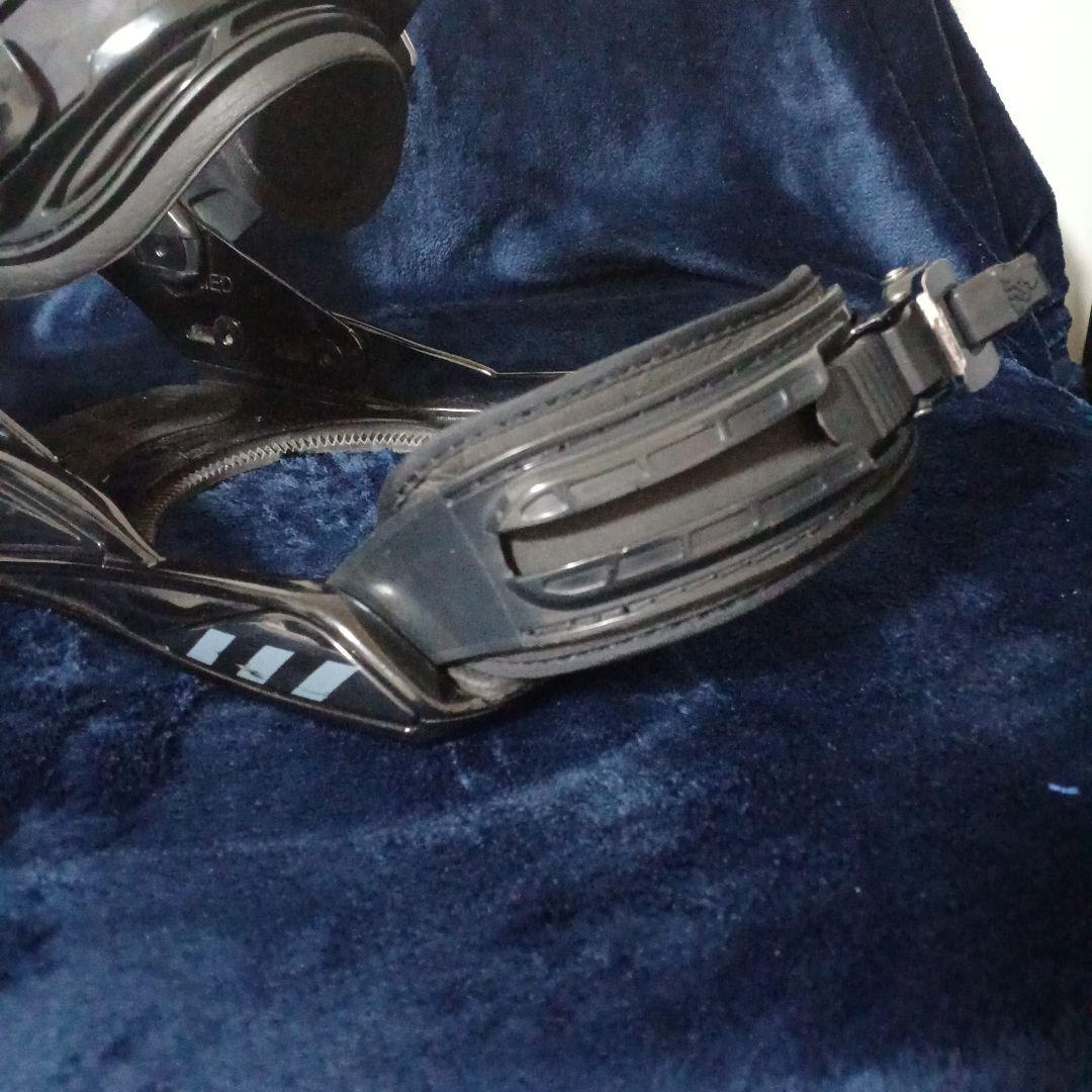 K2 スノーボード バインディング Mサイズ ブラック メタルディスク付
