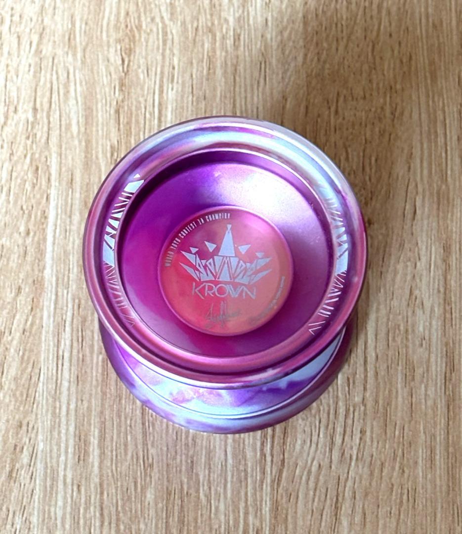 C3yoyodesign クラウン ライトパープル×シルバースプラッシュ