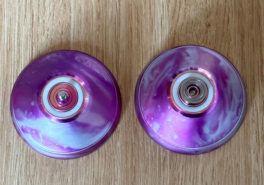 C3yoyodesign クラウン ライトパープル×シルバースプラッシュ