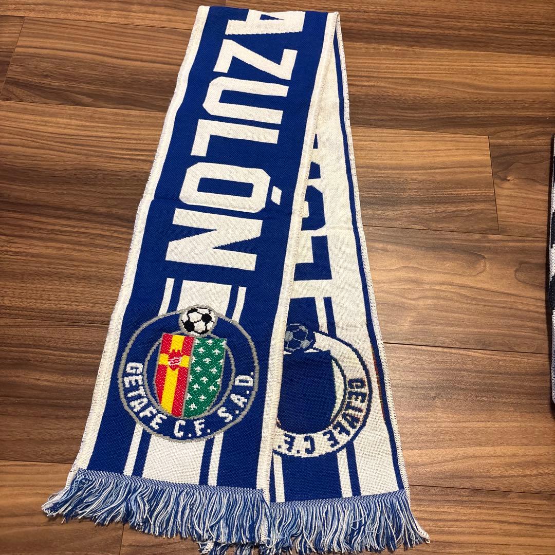 【美品】現地購入　海外　サッカー　マフラー　タオル　バルセロナ　マドリード
