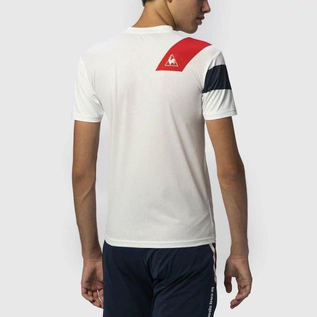 ルコックスポルティフ テニスウェア 半袖Tシャツ QMMPJA20 メンズL新品