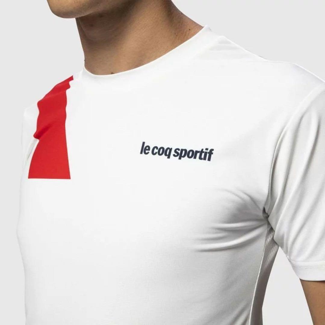 ルコックスポルティフ テニスウェア 半袖Tシャツ QMMPJA20 メンズL新品