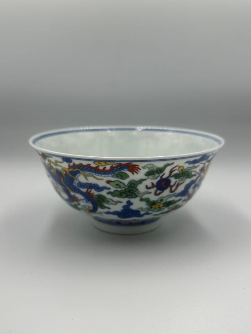 大清乾隆年製　丼茶碗　中国美術