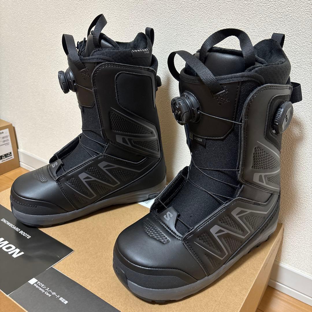 SALOMON LAUNCH BOA SJ BOA 25.5cm ブラック
