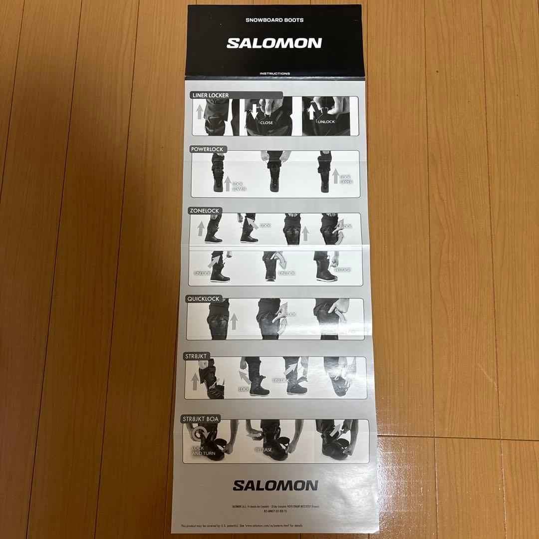 SALOMON LAUNCH BOA SJ BOA 25.5cm ブラック