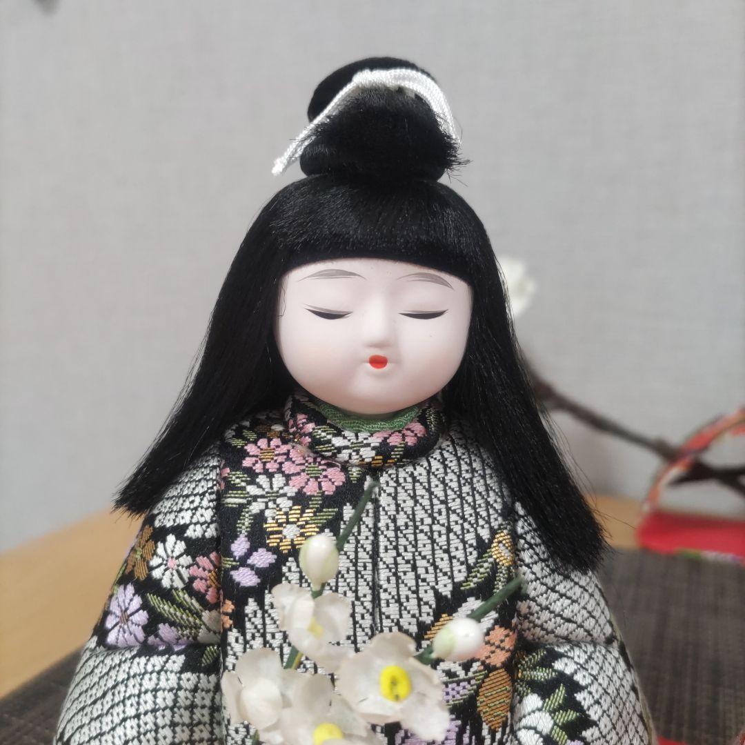 木目込人形✿紅梅白梅❀小さい雛人形✿❀