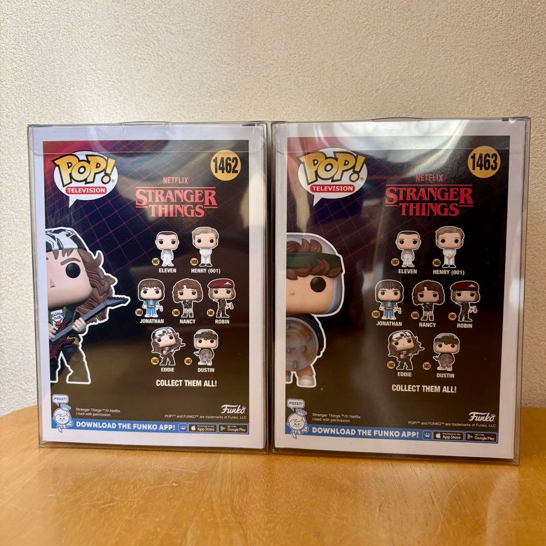 Funko Pop! エディ ダスティン ストレンジャーシングス ケース付き