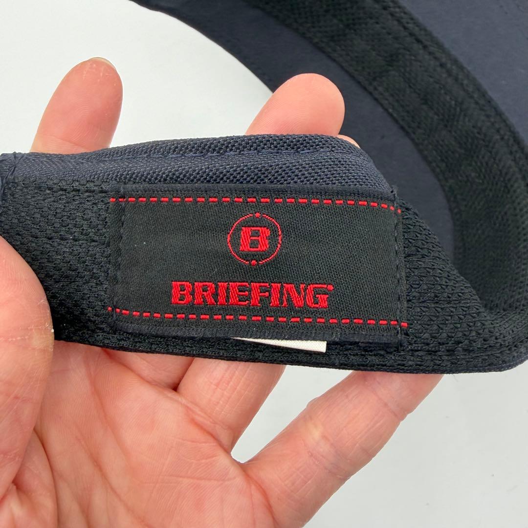 【BRIEFING】ブリーフィング ゴルフ サンバイザー ロゴ 国旗 刺繍　帽子